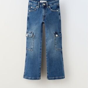 Girls Zara cargo jeans size 11-12